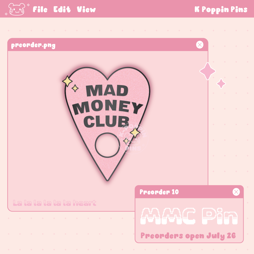Mad Money Club Enamel Pin