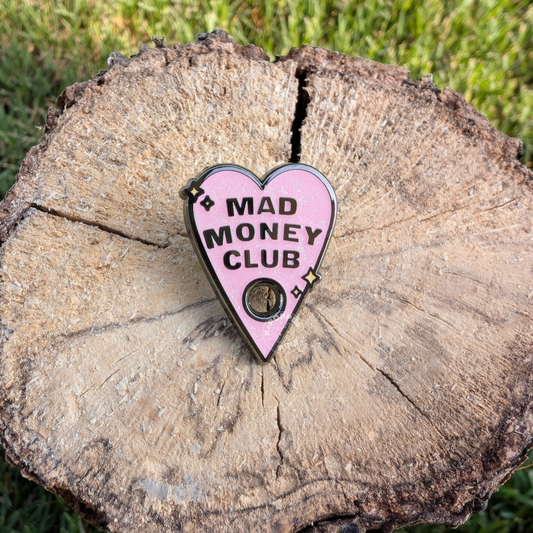 Mad Money Club Enamel Pin