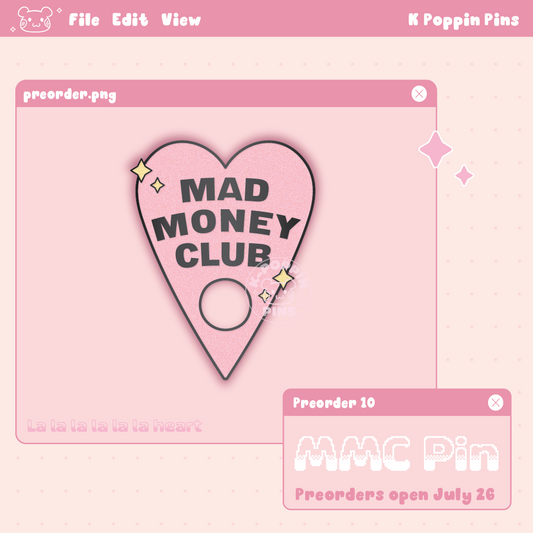 [PREORDER] Mad Money Club Enamel Pin