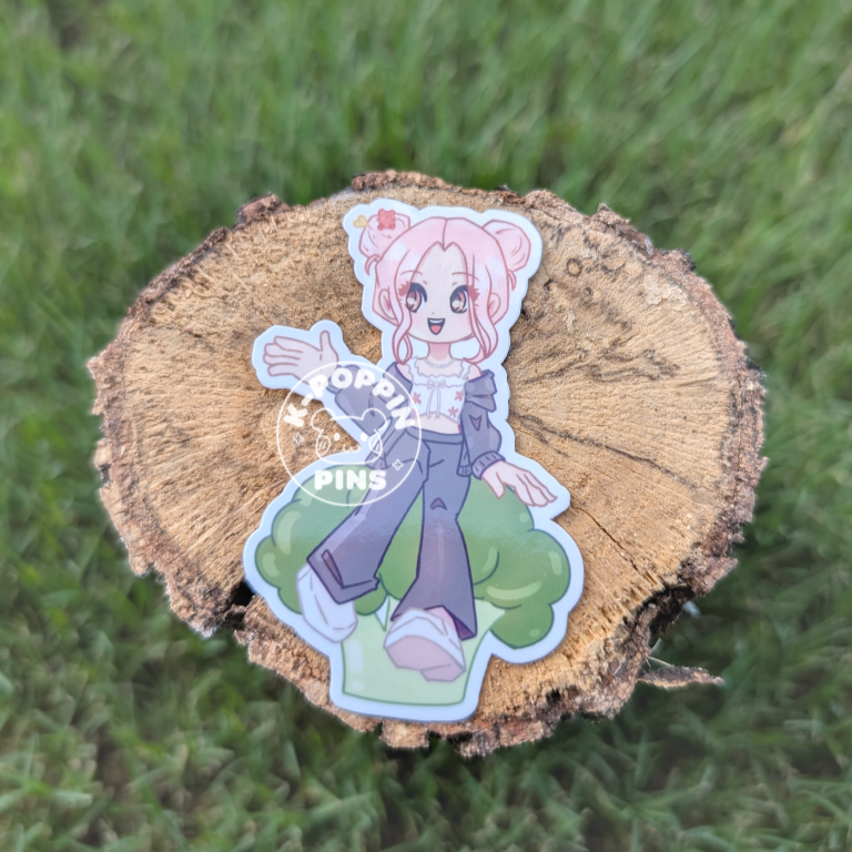 TripleS fan art stickers (glossy vinyl)