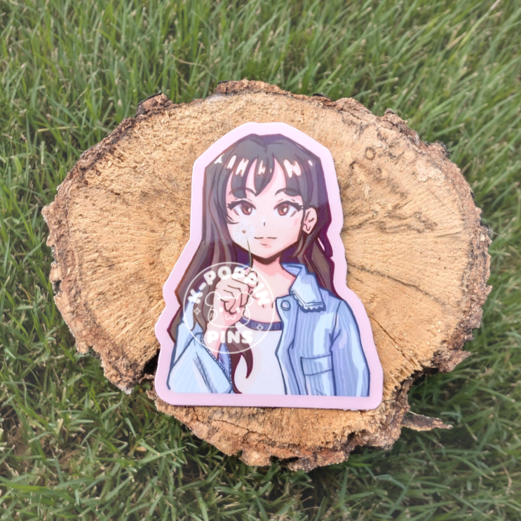 TripleS fan art stickers (glossy vinyl)