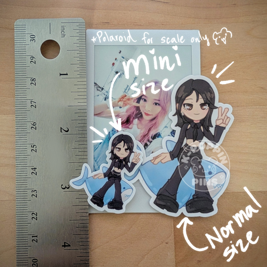 TripleS fan art stickers (glossy vinyl)