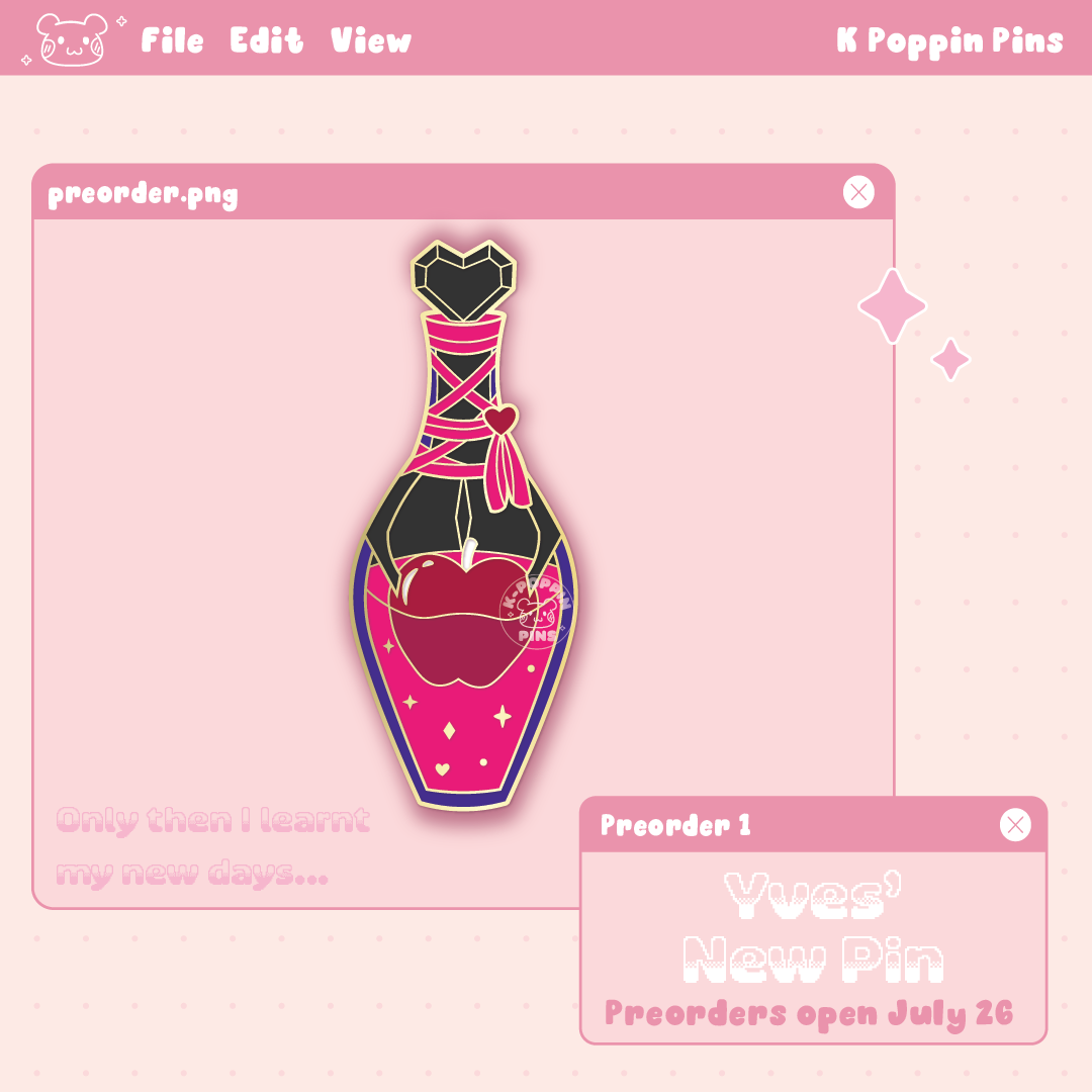 Yves' New Potion Enamel Pin