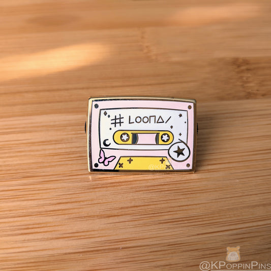 Loona Cassette Tape Enamel Pin