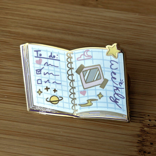 Weeekly Planner Enamel Pin