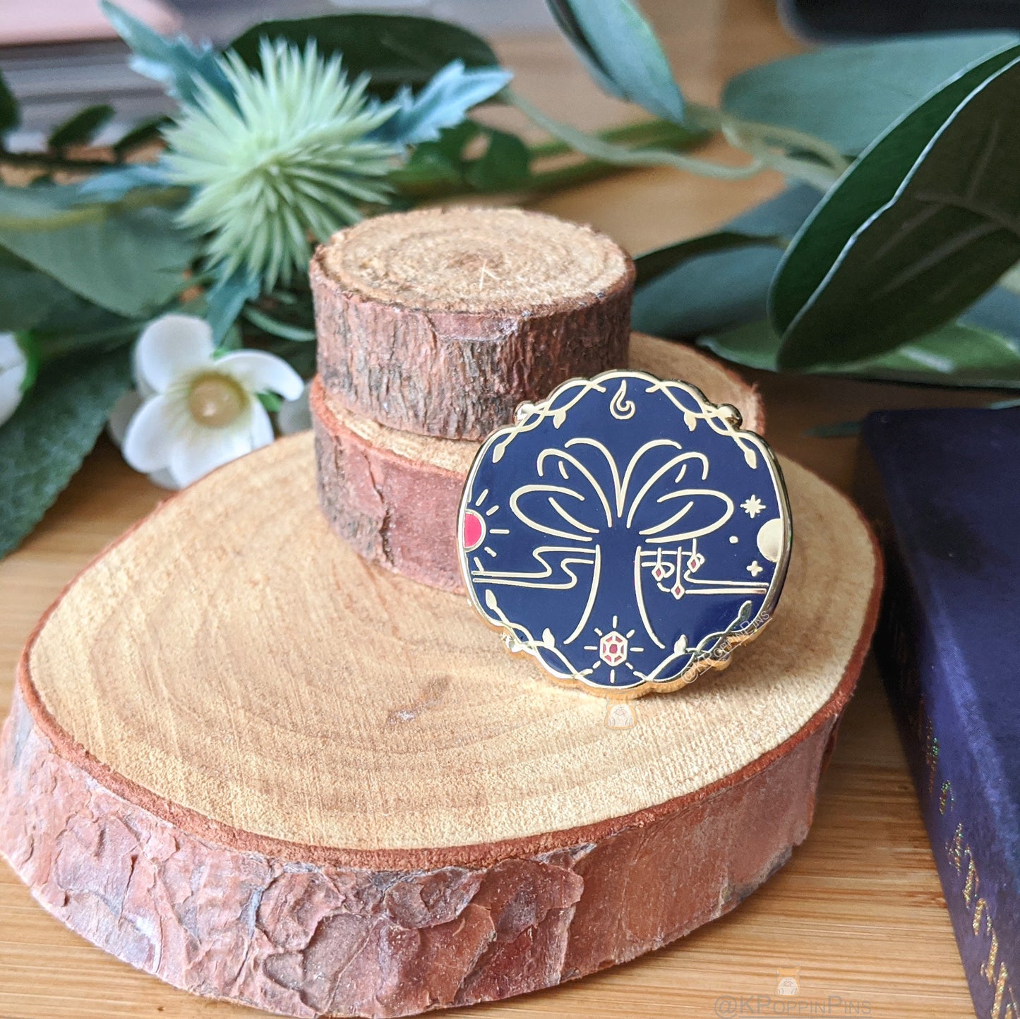 Tree of Language Enamel Pin