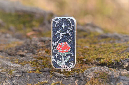 Midnight Rose Enamel Pin